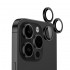 Протектор задна камера метални рингове MBX за iPhone 15 Pro, 15 Pro Max, Черен