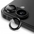 Протектор задна камера метални рингове MBX за iPhone 16, 16 Plus, Черен