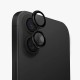 Стъклен протектор с метални рингове за задна камера MBX за Apple iPhone 16, 16 Plus, Черен от Fonax.bg