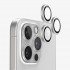 Протектор задна камера метални рингове MBX за iPhone 16 Pro, 16 Pro Max, Сребрист