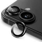 Протектор задна камера метални рингове MBX за iPhone 17, Черен