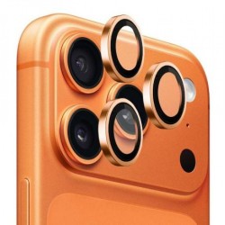 Протектор задна камера метални рингове MBX за iPhone 17 Pro, 17 Pro Max, Оранжев