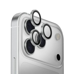 Протектор задна камера метални рингове MBX за iPhone 17 Pro, 17 Pro Max, Сребрист