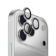 Стъклен протектор с метални рингове за задна камера MBX за Apple iPhone 17 Pro, 17 Pro Max, Сребрист от Fonax.bg