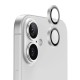 Стъклен протектор с метални рингове за задна камера MBX за Apple iPhone 17, Сребрист от Fonax.bg