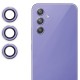 Стъклен протектор с метални рингове за задна камера MBX за Samsung Galaxy A54 5G (A546B), Лилав от Fonax.bg