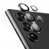 Протектор задна камера метални рингове MBX за Samsung Galaxy S22 Ultra 5G (S908B), Черен