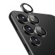 Стъклен протектор с метални рингове за задна камера MBX за Samsung Galaxy S23 (S911B), Черен от Fonax.bg