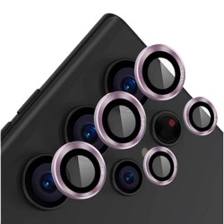 Протектор задна камера метални рингове MBX за Samsung Galaxy S23 Ultra (S918B), Лилав