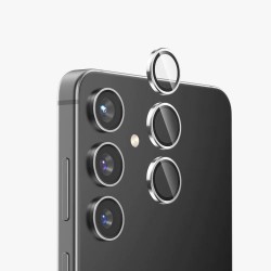 Протектор задна камера метални рингове MBX за Samsung Galaxy S24 Plus (S926B), Сребрист