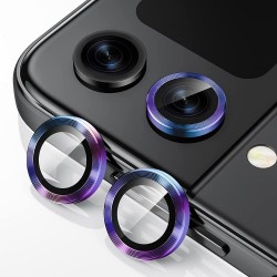Протектор задна камера метални рингове MBX за Samsung Galaxy Z Flip4 5G, Многоцветен