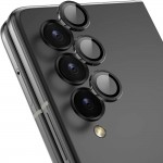 Протектор задна камера метални рингове MBX за Samsung Galaxy Z Fold4 5G, Черен