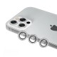 Стъклен протектор с метални рингове и камъни за задна камера MBX за Apple iPhone 13 Pro, 13 Pro Max, Сребрист от Fonax.bg
