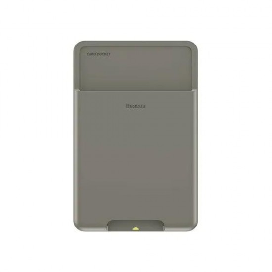Силиконов държач за карти Baseus, Тъмносив от Fonax.bg