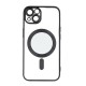 Силиконов кейс bSmart Chrome Magsafe с протектори за камерите, За iPhone 15 Pro (6.1), Черен от Fonax.bg