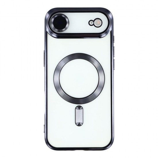 Силиконов кейс bSmart Chrome Magsafe с протектори за камерите, За iPhone 17 Air (6.9), Черен от Fonax.bg