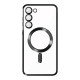 Силиконов кейс bSmart Chrome Magsafe с протектори за камерите, За Samsung Galaxy A27, Черен
