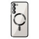 Силиконов кейс bSmart Chrome Magsafe с протектори за камерите, За Samsung Galaxy S24 FE, Черен от Fonax.bg