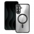 Силиконов кейс bSmart Chrome Magsafe с протектори за камерите, За Samsung Galaxy S26 FE, Черен