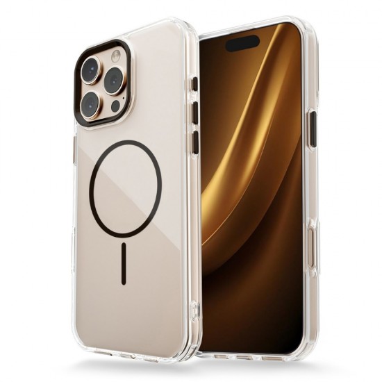 Силиконов кейс bSmart Clear Thin Magsafe, За iPhone 17 Air (6.9), Черен от Fonax.bg