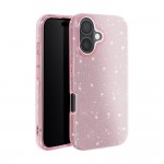 Силиконов кейс bSmart Glitter 3в1 за iPhone 17 (6.3) розов