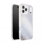 Силиконов кейс bSmart Glitter 3в1 за iPhone 17 Pro (6.3) сребрист
