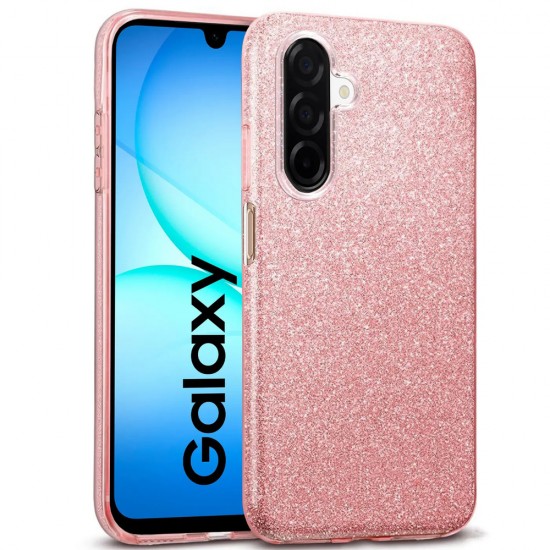 Силиконов кейс bSmart Glitter 3в1 за Samsung Galaxy A17 розов от Fonax.bg