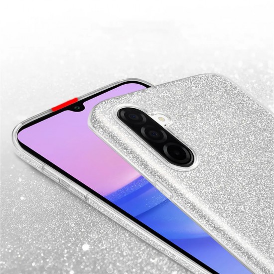 Силиконов кейс bSmart Glitter 3в1 за Samsung Galaxy A17 сребрист от Fonax.bg