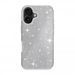 Силиконов кейс bSmart Glitter 3в1 за Samsung Galaxy A37 сребрист