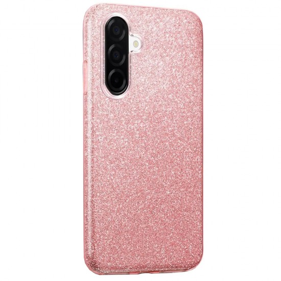 Силиконов кейс bSmart Glitter 3в1 за Samsung Galaxy A56 / A36 розов от Fonax.bg