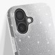 Силиконов кейс bSmart Glitter 3в1 за Samsung Galaxy A57 сребрист