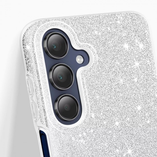 Силиконов кейс bSmart Glitter 3в1 за Samsung Galaxy S26 Plus сребрист от Fonax.bg