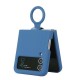 Силиконов кейс bSmart Silicone Cover с пръстен, За Samsung Galaxy Z Flip4 5G, Син от Fonax.bg