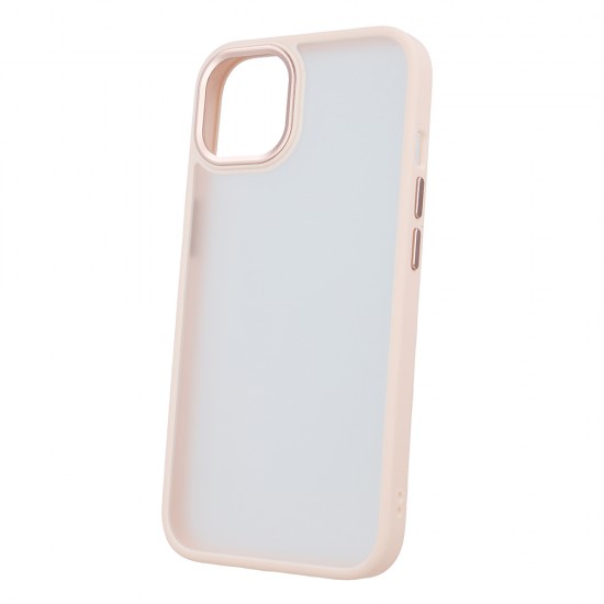 Силиконов кейс bSmart Silicone Satin Matt Case, За iPhone 14 (6.1), Розов от Fonax.bg