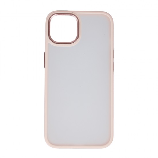 Силиконов кейс bSmart Silicone Satin Matt Case, За iPhone 14 (6.1), Розов от Fonax.bg
