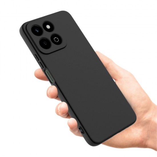 Силиконов кейс bSmart Silicone Soft Cover, За Honor 600, Черен