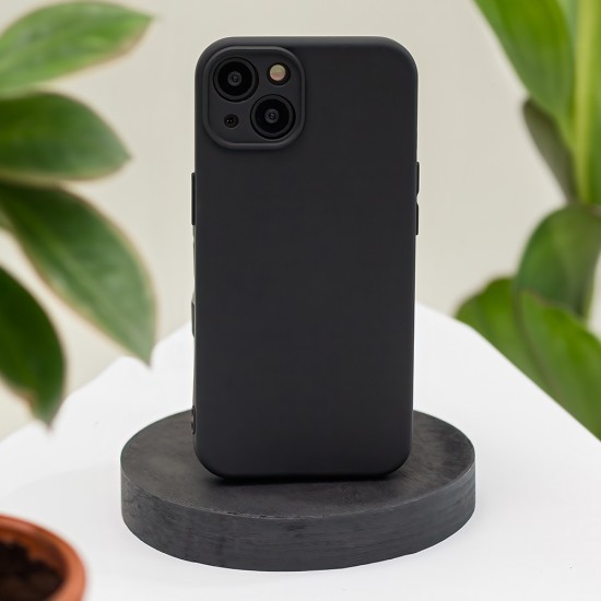 Силиконов кейс bSmart Silicone Soft Cover, За Honor 600 Smart, Черен