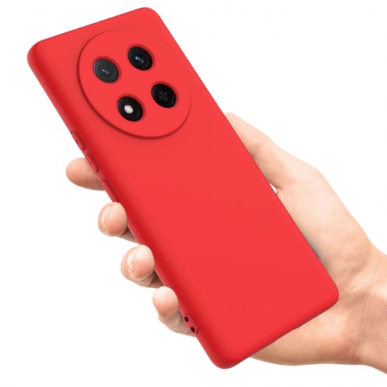 Силиконов кейс bSmart Silicone Soft Cover, За Honor Magic8 Lite, Червен от Fonax.bg