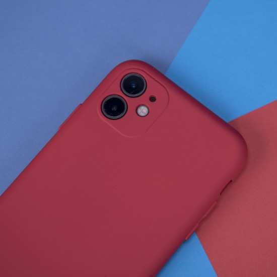 Силиконов кейс bSmart Silicone Soft Cover, За iPhone 13 Pro (6.1), Червен от Fonax.bg