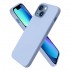 Силиконов кейс bSmart Silicone Soft Cover, За iPhone 14 (6.1), Светлосин