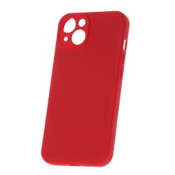 Силиконов кейс bSmart Silicone Soft Cover, За iPhone 15 (6.1), Червен