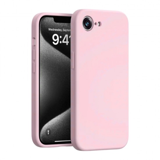 Силиконов кейс bSmart Silicone Soft Cover, За iPhone 16e, Розов от Fonax.bg