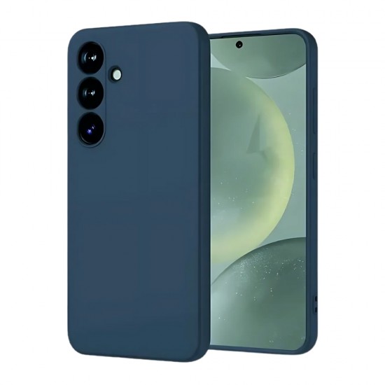 Силиконов кейс bSmart Silicone Soft Cover, За Samsung Galaxy S24 FE, Тъмносин от Fonax.bg