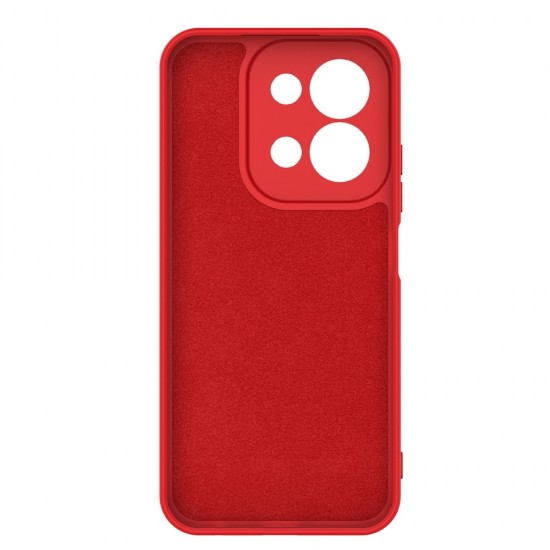Силиконов кейс bSmart Silicone Soft Cover, За Xiaomi Redmi 17, Червен