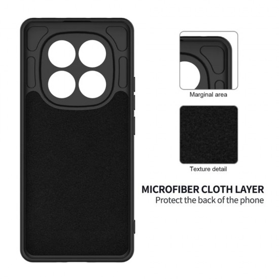 Силиконов кейс bSmart Silicone Soft Cover, За Xiaomi Redmi Note 14 Pro 4G, Черен от Fonax.bg