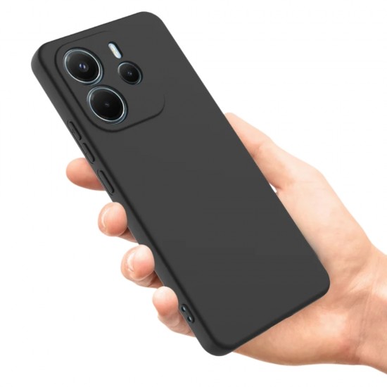 Силиконов кейс bSmart Silicone Soft Cover, За Xiaomi Redmi Note 15 5G / 4G, Черен от Fonax.bg