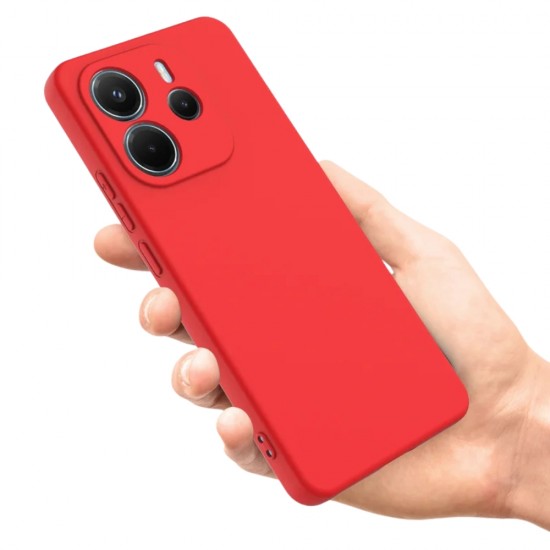 Силиконов кейс bSmart Silicone Soft Cover, За Xiaomi Redmi Note 15 5G / 4G, Червен от Fonax.bg