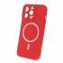 Силиконов кейс bSmart Silicone Soft Magsafe, За iPhone 14 (6.1), Червен
