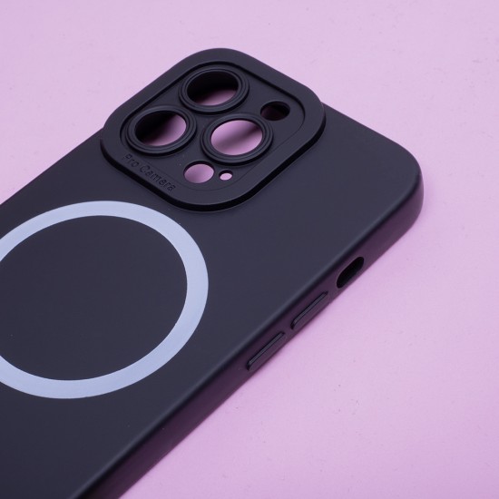 Силиконов кейс bSmart Silicone Soft Magsafe, За iPhone 15 (6.1), Черен от Fonax.bg