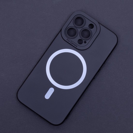 Силиконов кейс bSmart Silicone Soft Magsafe, За iPhone 15 Plus (6.7), Черен от Fonax.bg